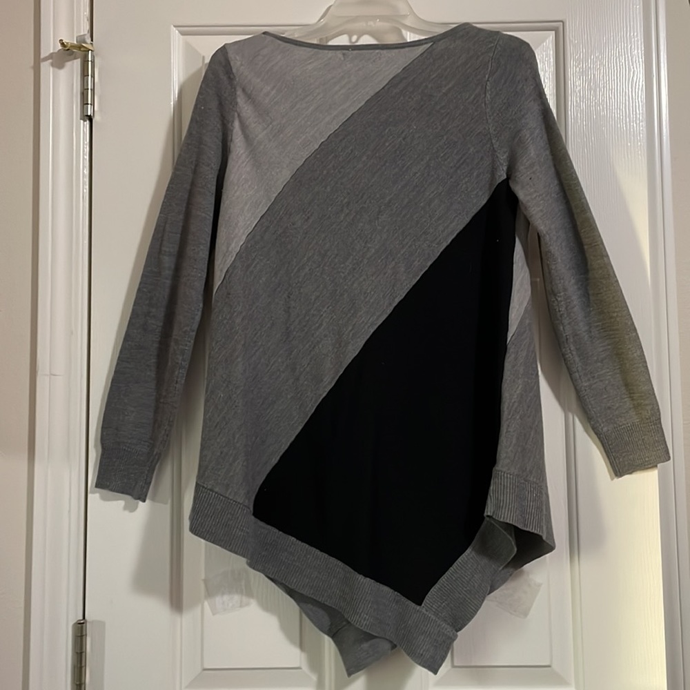 Asymmetrical tunic lightweight sweater